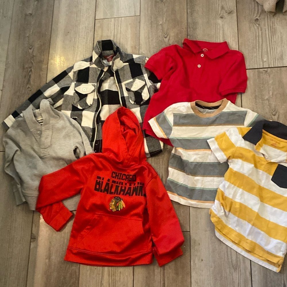 Lot Size 4/5 Boys Long Sleeve, Short Sleeve, Henleys